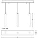 Eli 4 Light 5 inch Black Pendant Ceiling Light