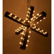 Cruzar 48 Light 52.5 inch Matte Black Chandelier Ceiling Light