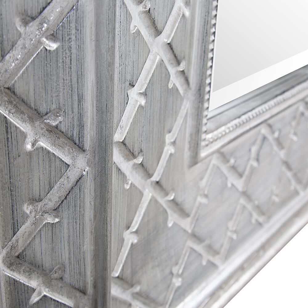 Bianca 83 X 44 inch Silver Mirror