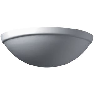 Ambiance Quarter Sphere 1 Light 15 inch Bisque Wall Sconce Wall Light in Incandescent, Rimmed