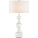 Suzanne Kasler Vienne 33 inch 100.00 watt Plaster White Buffet Lamp Portable Light, Medium 