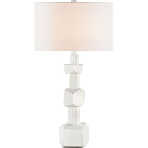 Suzanne Kasler Vienne 33 inch 100.00 watt Plaster White Buffet Lamp Portable Light, Medium 