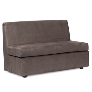 Slipper Bella Pewter Loveseat Replacement Cover, Loveseat Not Included