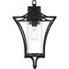 Belgrade 1 Light 21 inch Black Outdoor Wall Sconce