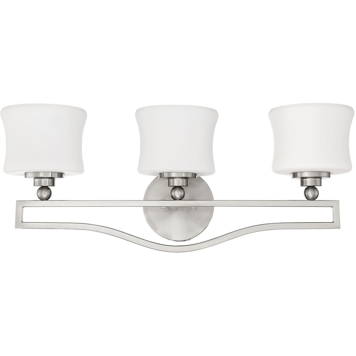 Terrell 3 Light 25.75 inch Satin Nickel Bathroom Vanity Light Wall Light
