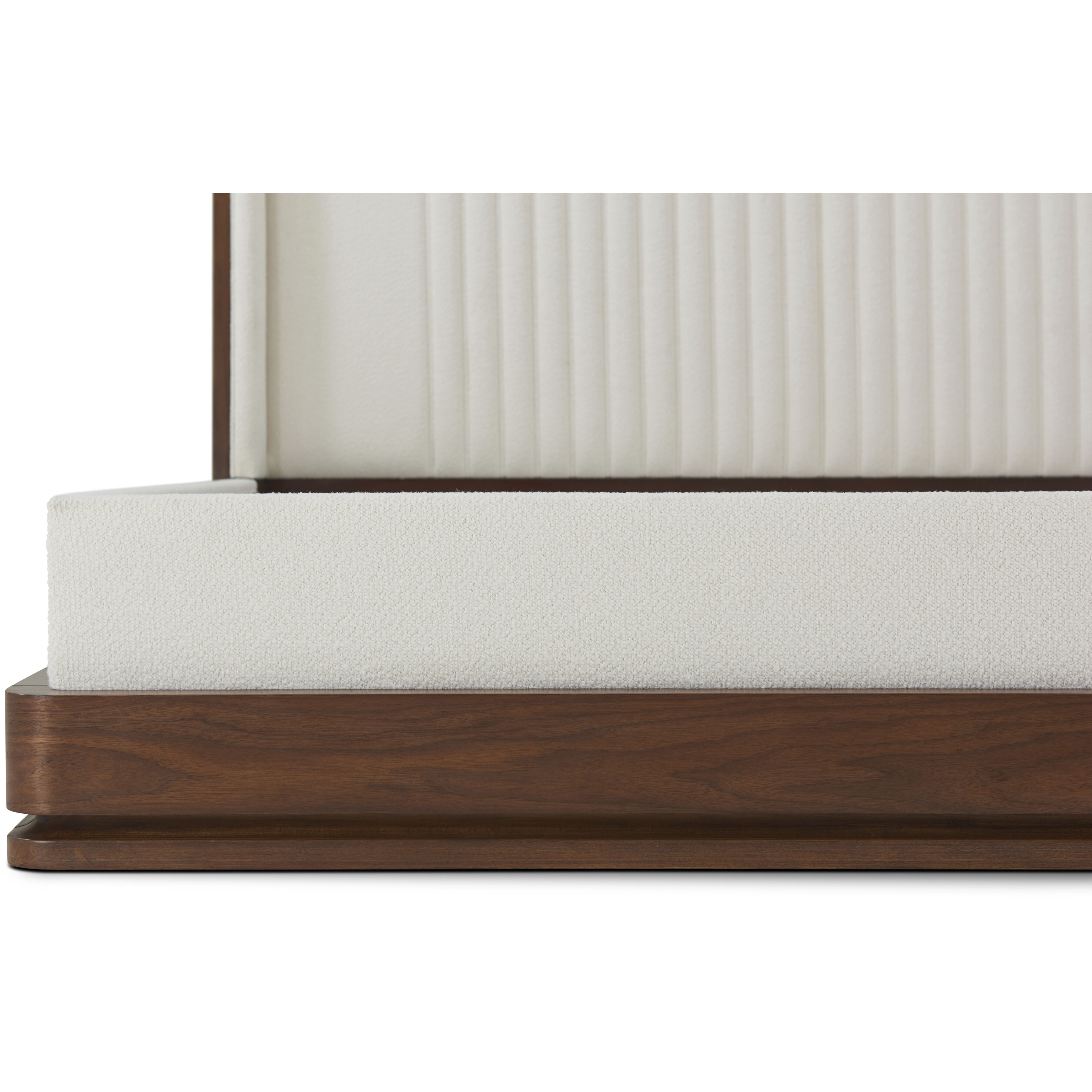 Spencer Coronet US King Bed, Wooden, Upholstered