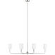 Foxdale 6 Light 44.00 inch Island Light