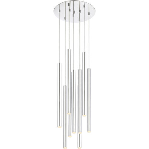 Forest LED 16 inch Chrome Chandelier Ceiling Light