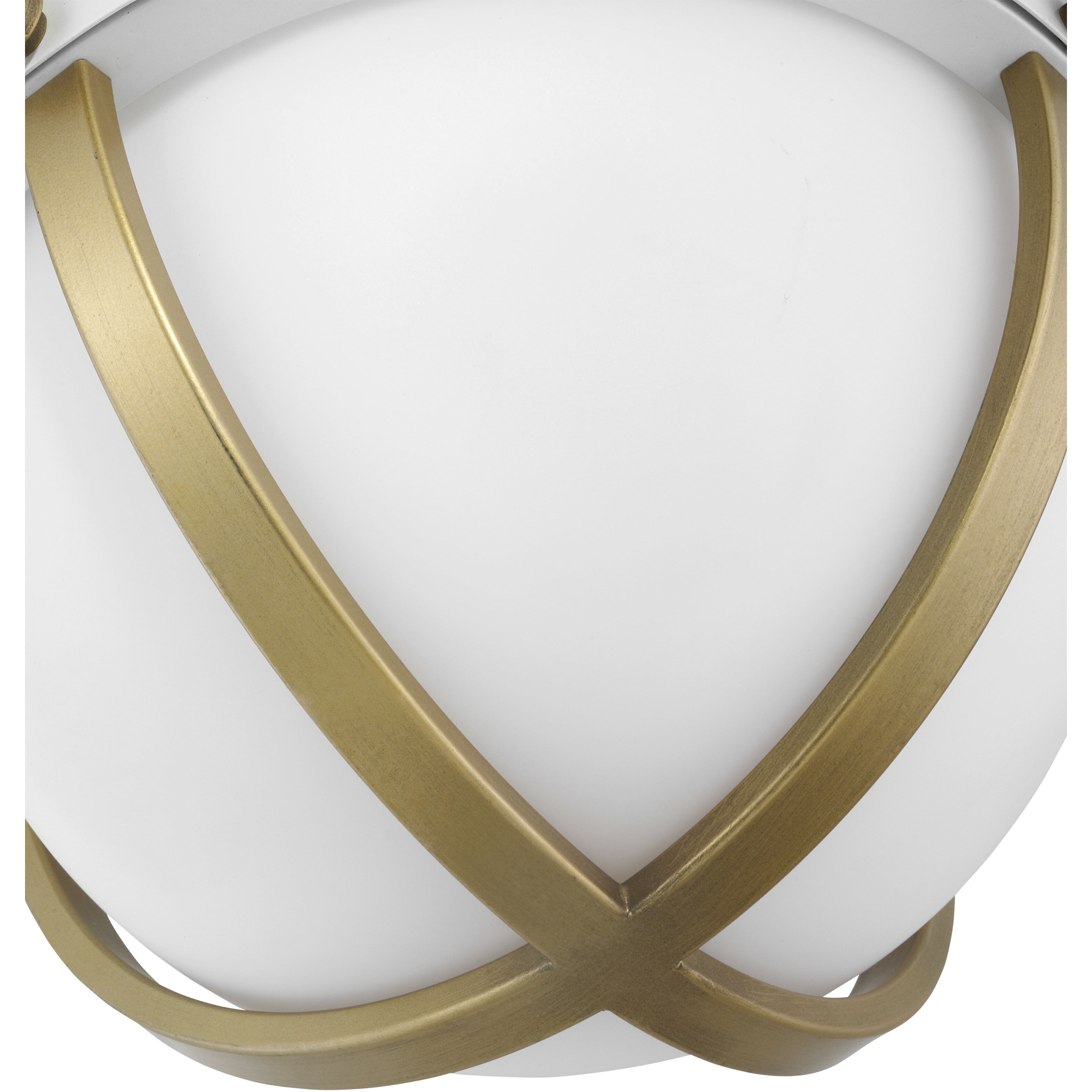 Lincoln 1 Light 11 inch Matte White Semi Flush Mount Ceiling Light