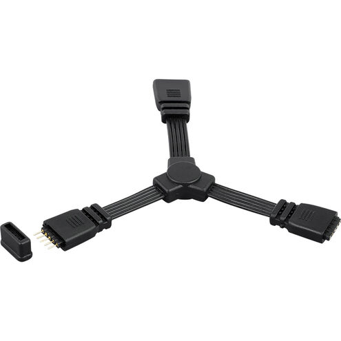 Hide-a-lite 4 Black LED Tape Y Connector