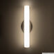 Loft LED 18 inch Brushed Nickel Bath Vanity & Wall Light in 3500K, 18in.
