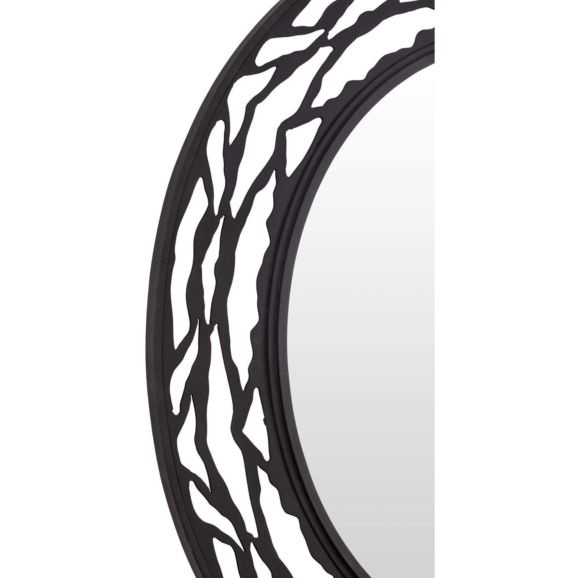 Kato 33 X 33 inch REF Wall Mirror in Carbon, Smithsonian Collaboration