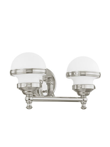 Oldwick 2 Light 15 inch Polished Chrome Bath Vanity Wall Light