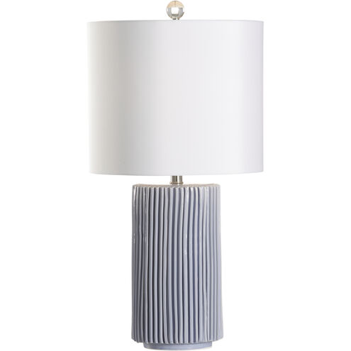 Pozzallo 18 inch 100.00 watt Blue Table Lamp Portable Light
