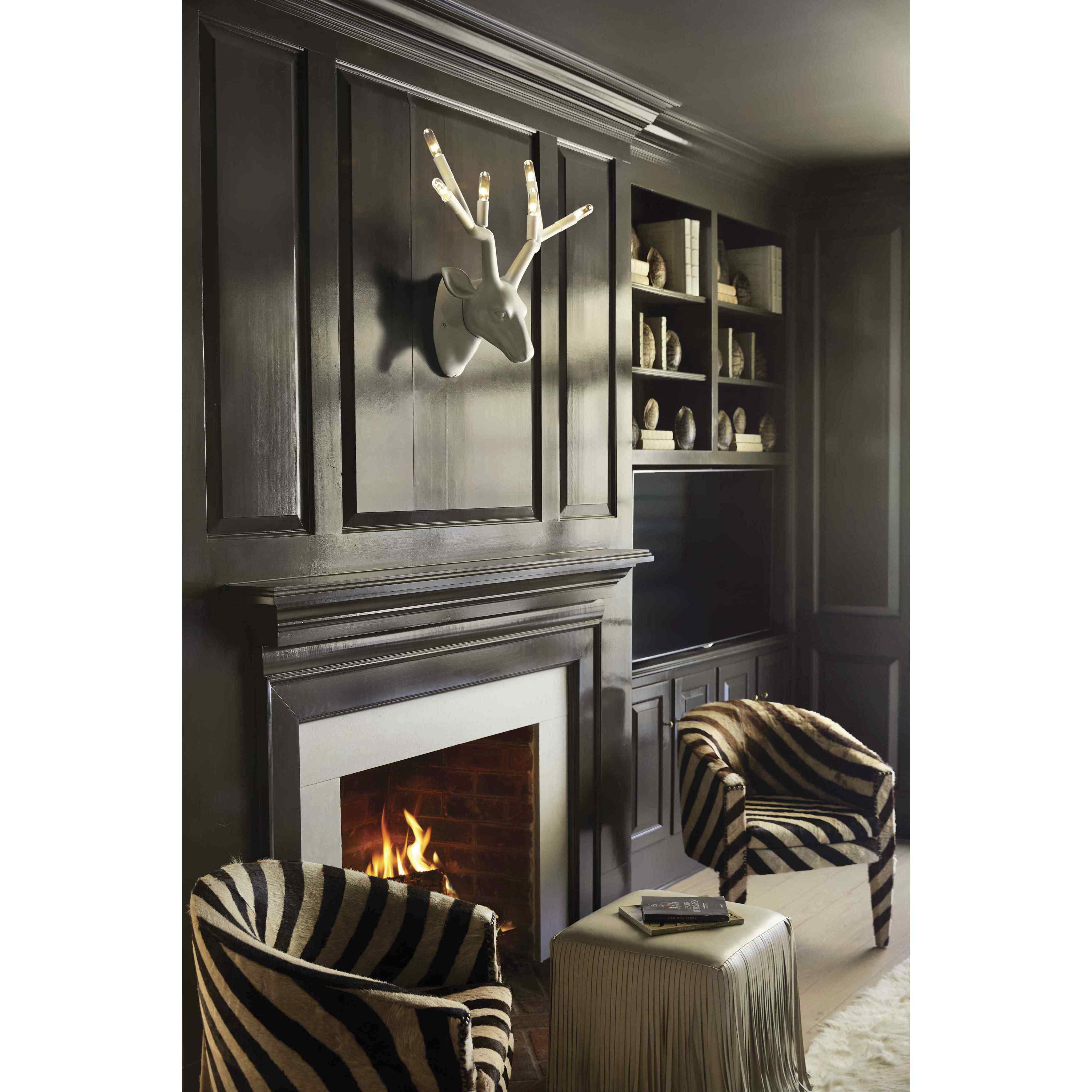 Stag 6 Light 22.75 inch Chalk White Indoor Wall Sconce Wall Light