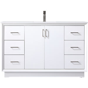 Hayes 54 X 22 X 35 inch White Vanity Sink Set