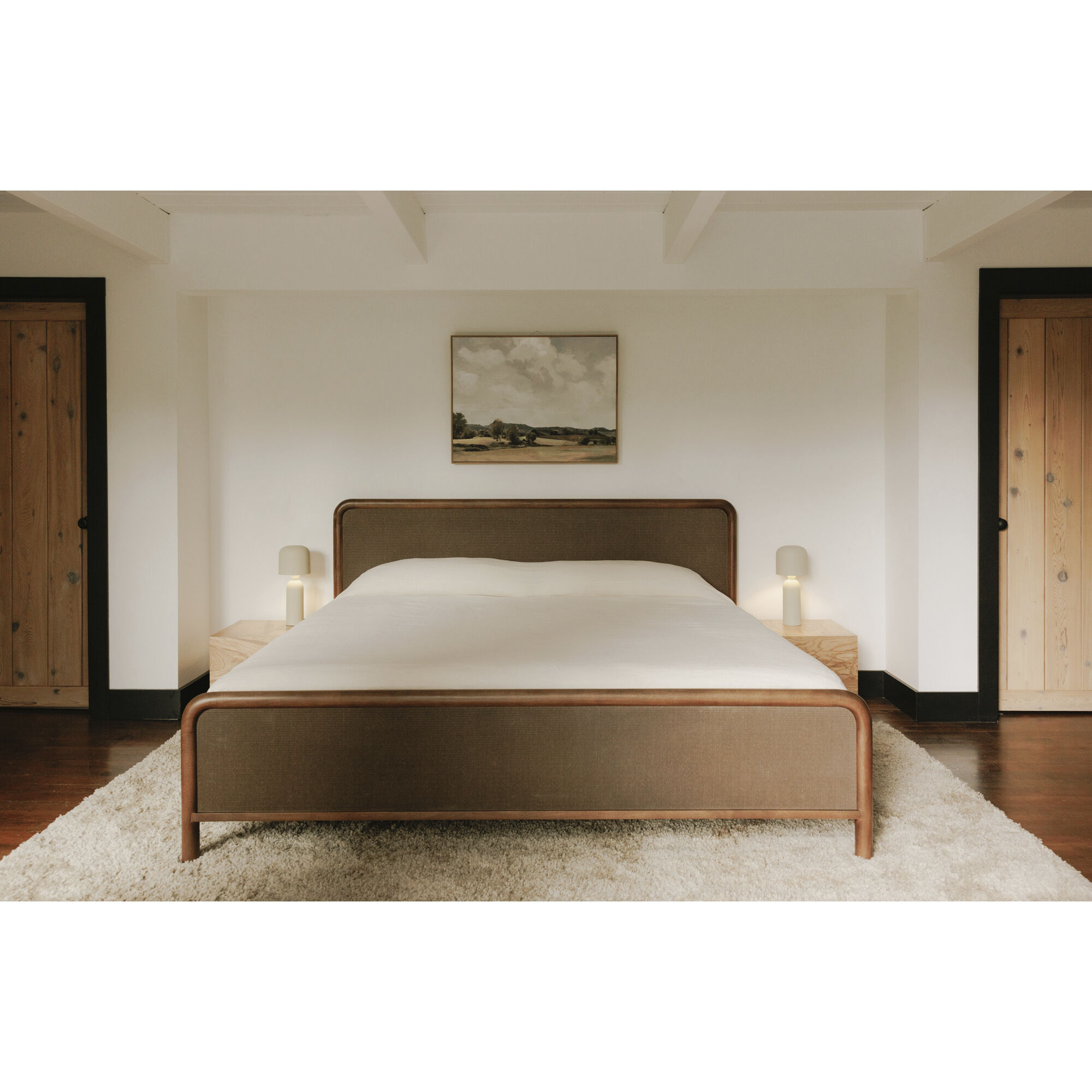 Rye Brown Bed, King