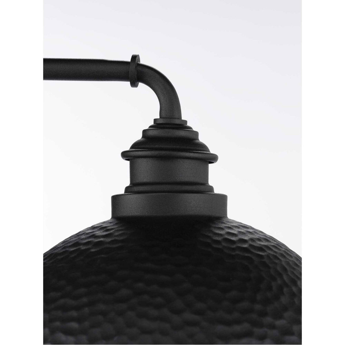 Englewood 1 Light 16 inch Textured Black Outdoor Post Lantern