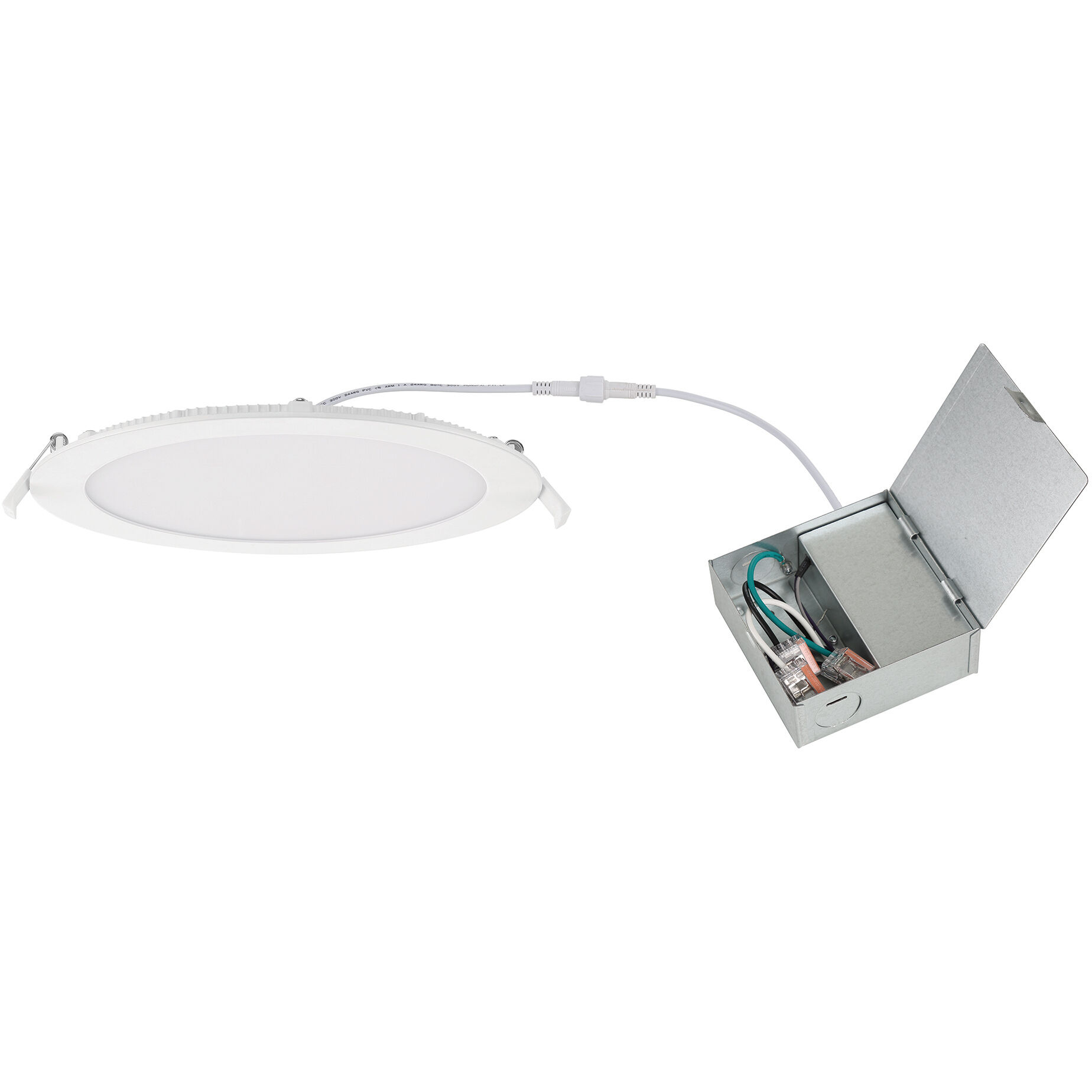 EnviroLite LED 8.78 inch White Slim Panel Downlight Ceiling Light