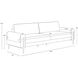 Camus Ludlow Sesame Leather Sofa