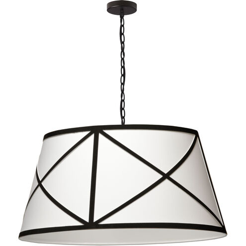 Parker 1 Light 26 inch Matte Black Pendant Ceiling Light