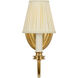 Marie Flanigan Astoria LED 4.75 inch Soft Brass Single Sconce Wall Light