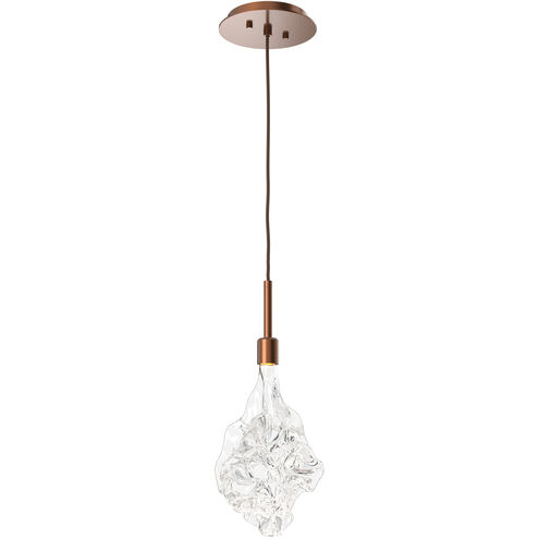 Blossom LED 6 inch Matte Black Pendant Ceiling Light in 3000K LED