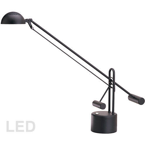 Contemporary 28 inch 8.00 watt Black Task Table Lamp Portable Light