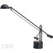 Contemporary 28 inch 8.00 watt Black Task Table Lamp Portable Light
