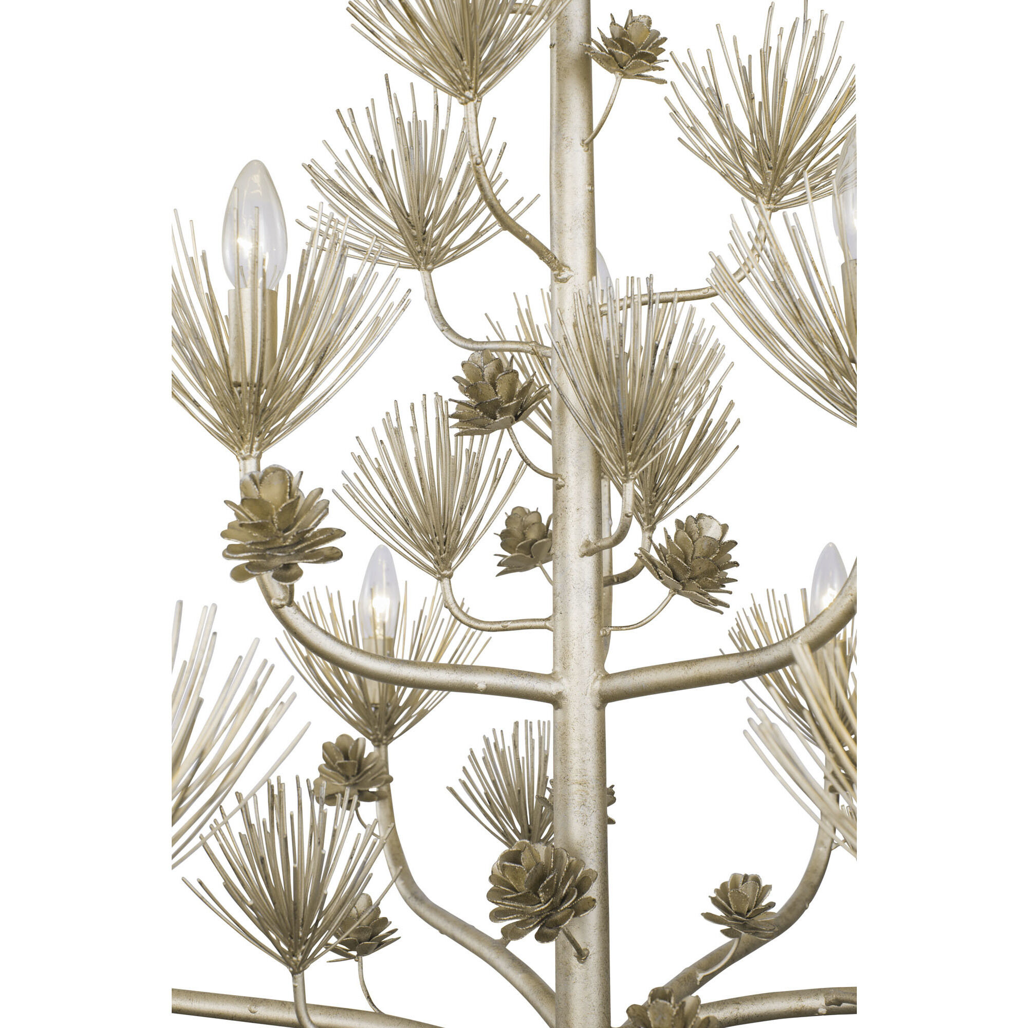 Pinion 9 Light 34 inch Zen Gold Chandelier Ceiling Light