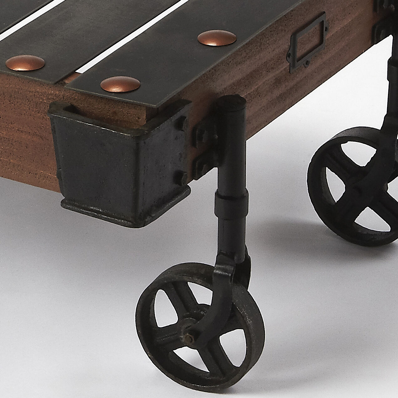 Chesterfield  55 X 32 inch Industrial Chic Cocktail Table