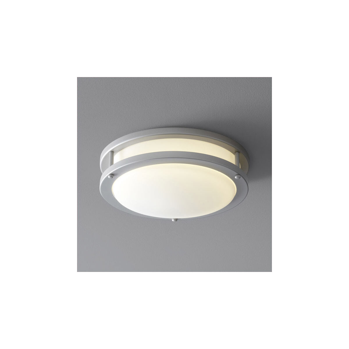 Oracle 1 Light 11 inch Grey Flush Mount Ceiling Light