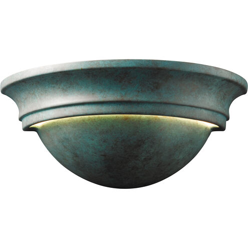 Ambiance Cyma LED 14.5 inch Verde Patina Wall Sconce Wall Light, Large