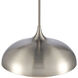 Alice 1 Light 16 inch Satin Nickel Pendant Ceiling Light