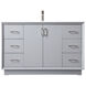 Hayes 54 X 22 X 35 inch Grey Vanity Sink Set
