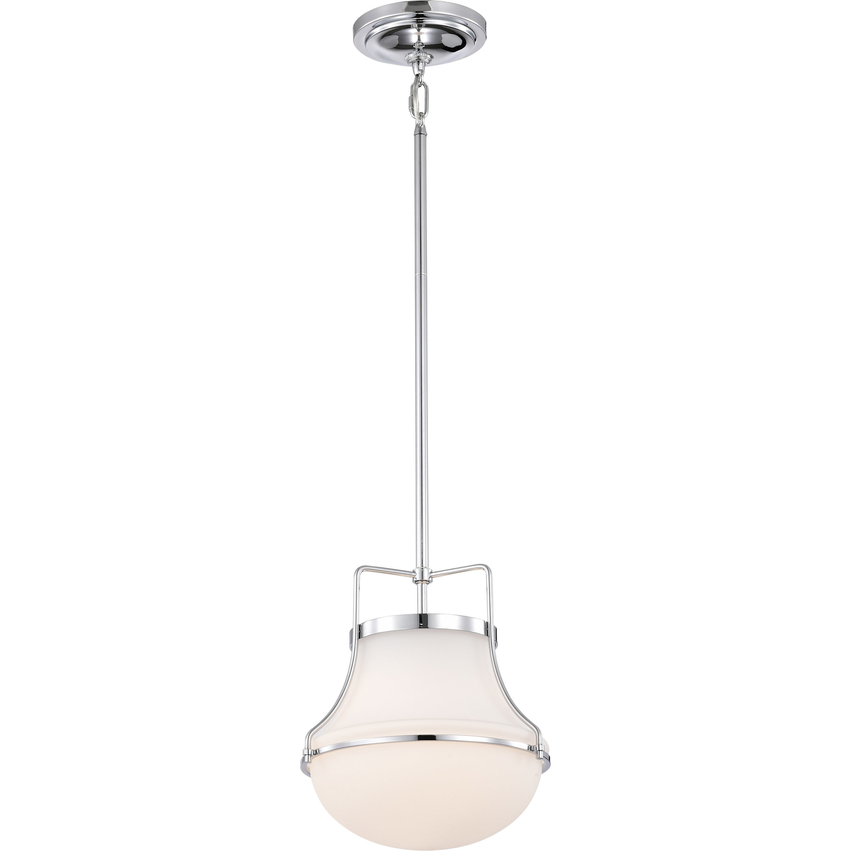 Valdora 1 Light 10.38 inch Polished Nickel Pendant Ceiling Light