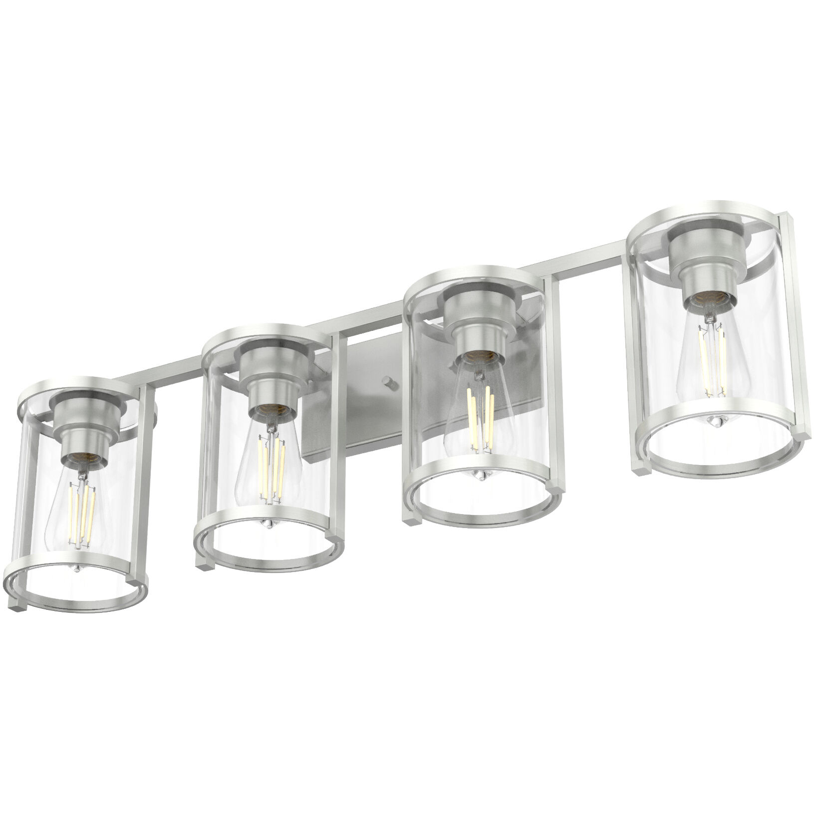 Astwood 4 Light 33.25 inch Brushed Nickel Vanity Light Wall Light