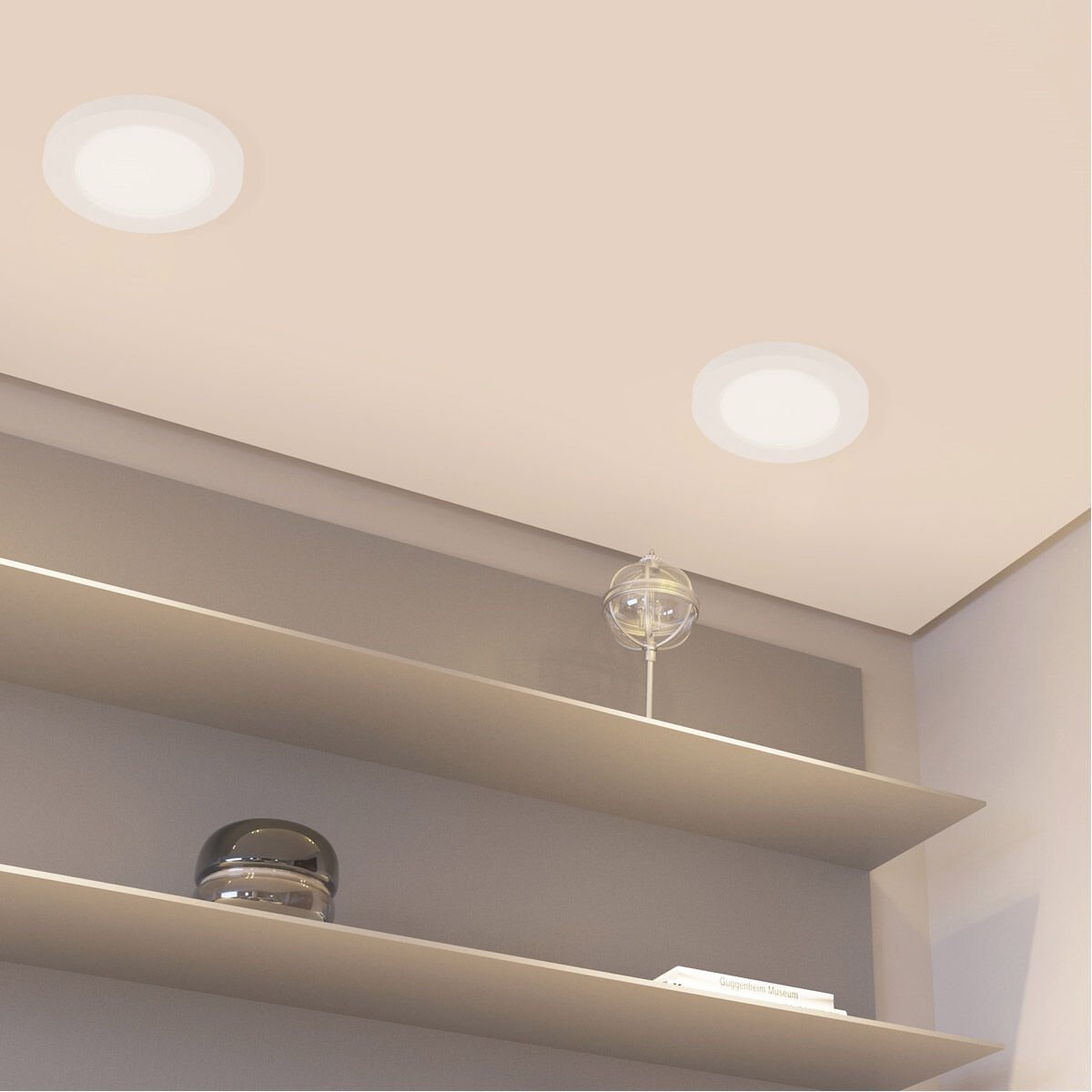 Trago 5 LED 5.31 inch White Flush Mount Ceiling Light, Wall Mountable