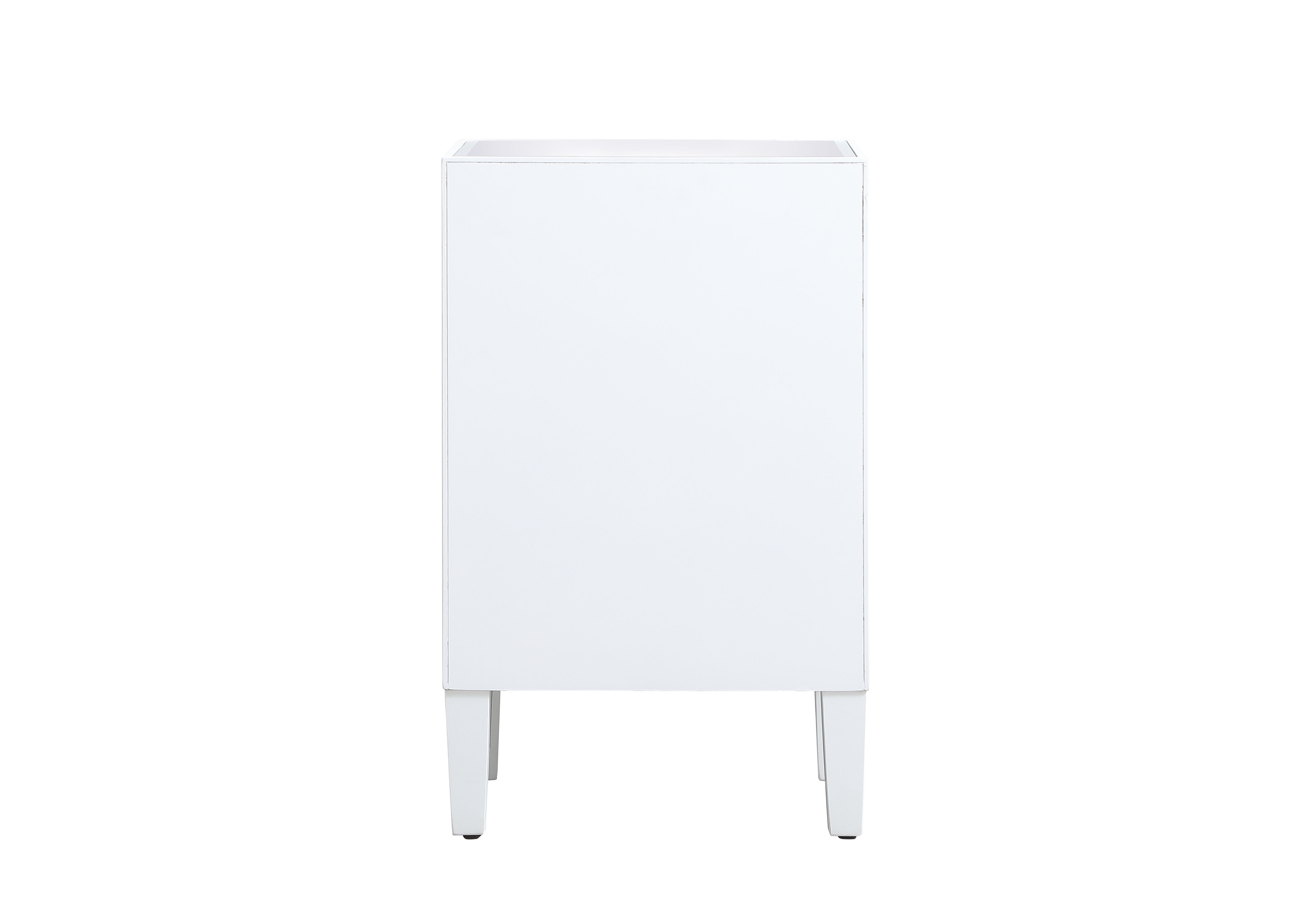 Reflexion 29 X 18 inch White Nightstand