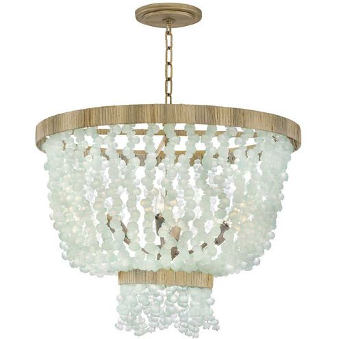Dune LED 25 inch Burnished Gold Chandelier Ceiling Light