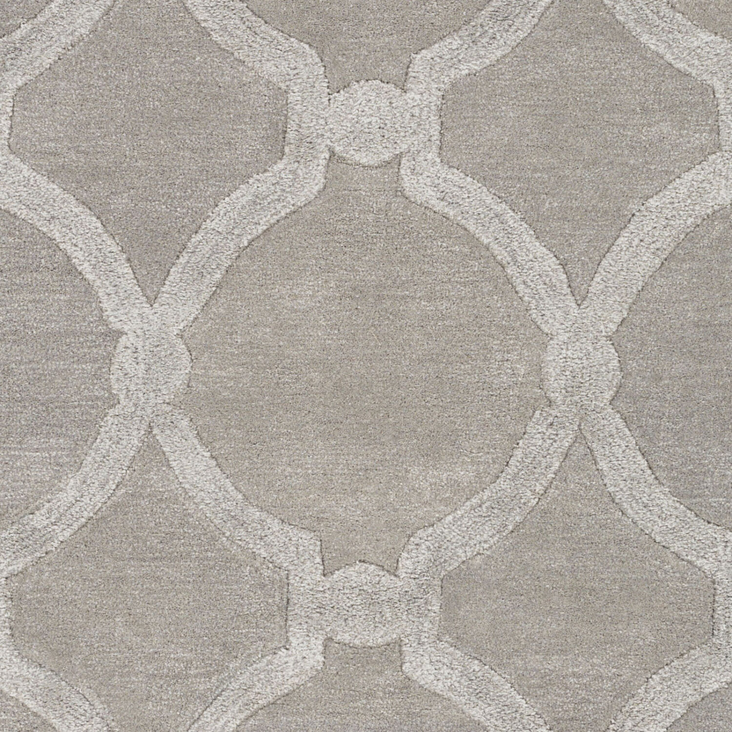 Urban 114 X 90 inch Taupe/Light Gray Handmade Rug, Rectangle