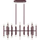 Kane LED 38.25 inch Sugar Plum with Polished Nickel Pendant Ceiling Light