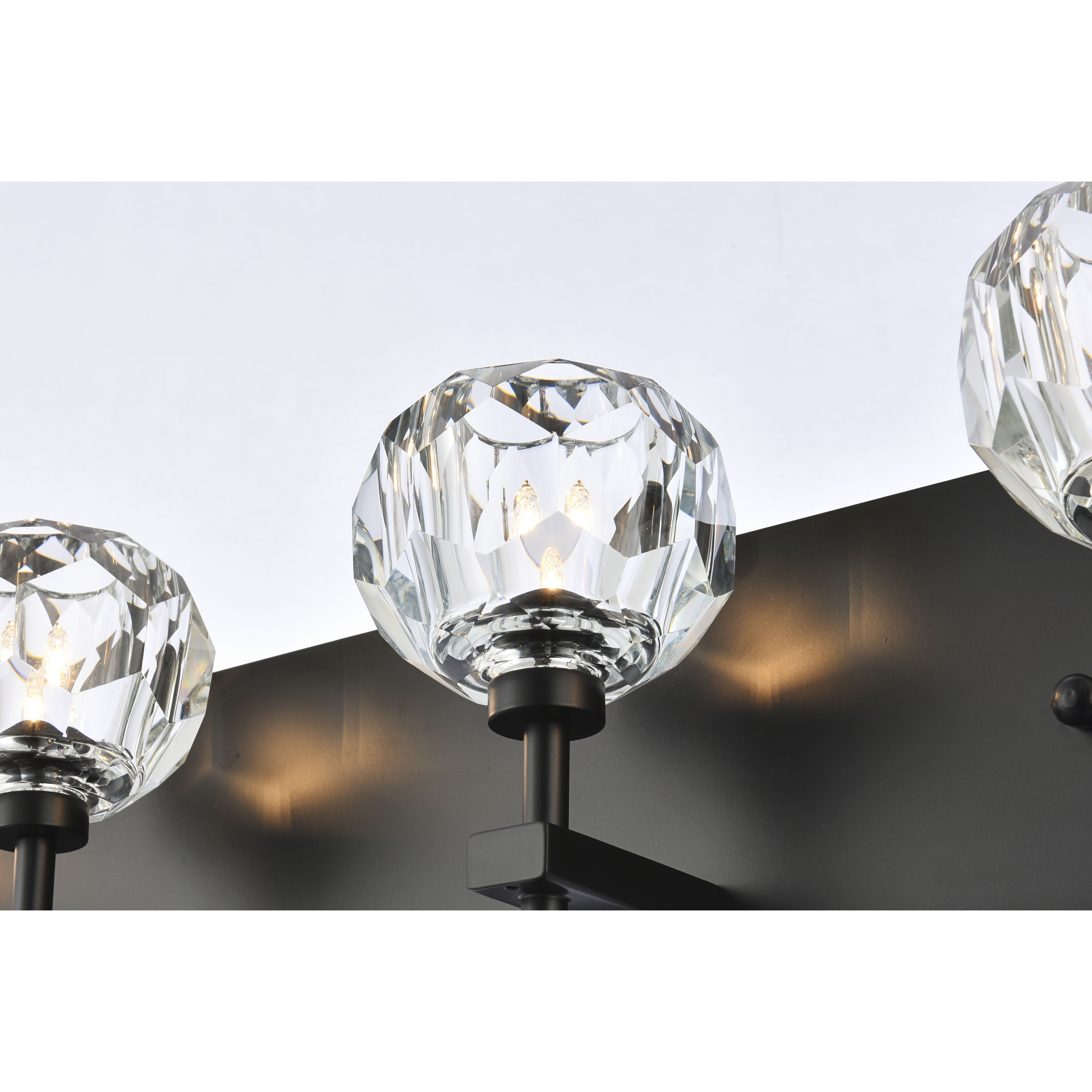 Graham 4 Light 25 inch Black Wall Sconce Wall Light