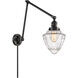 Franklin Restoration Bullet 32 inch 6.00 watt Matte Black Swing Arm Wall Light