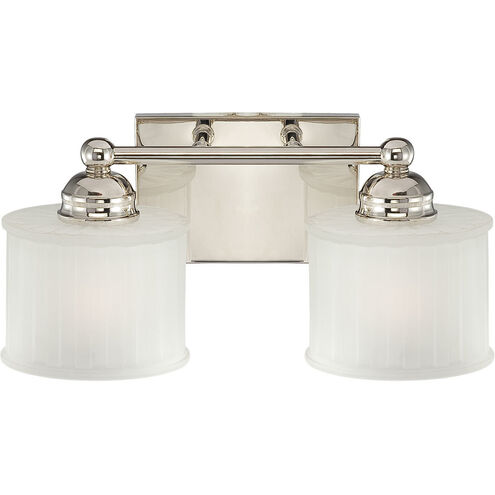 1730 Series 2 Light 14.75 inch Polished Nickel Bath Light Wall Light