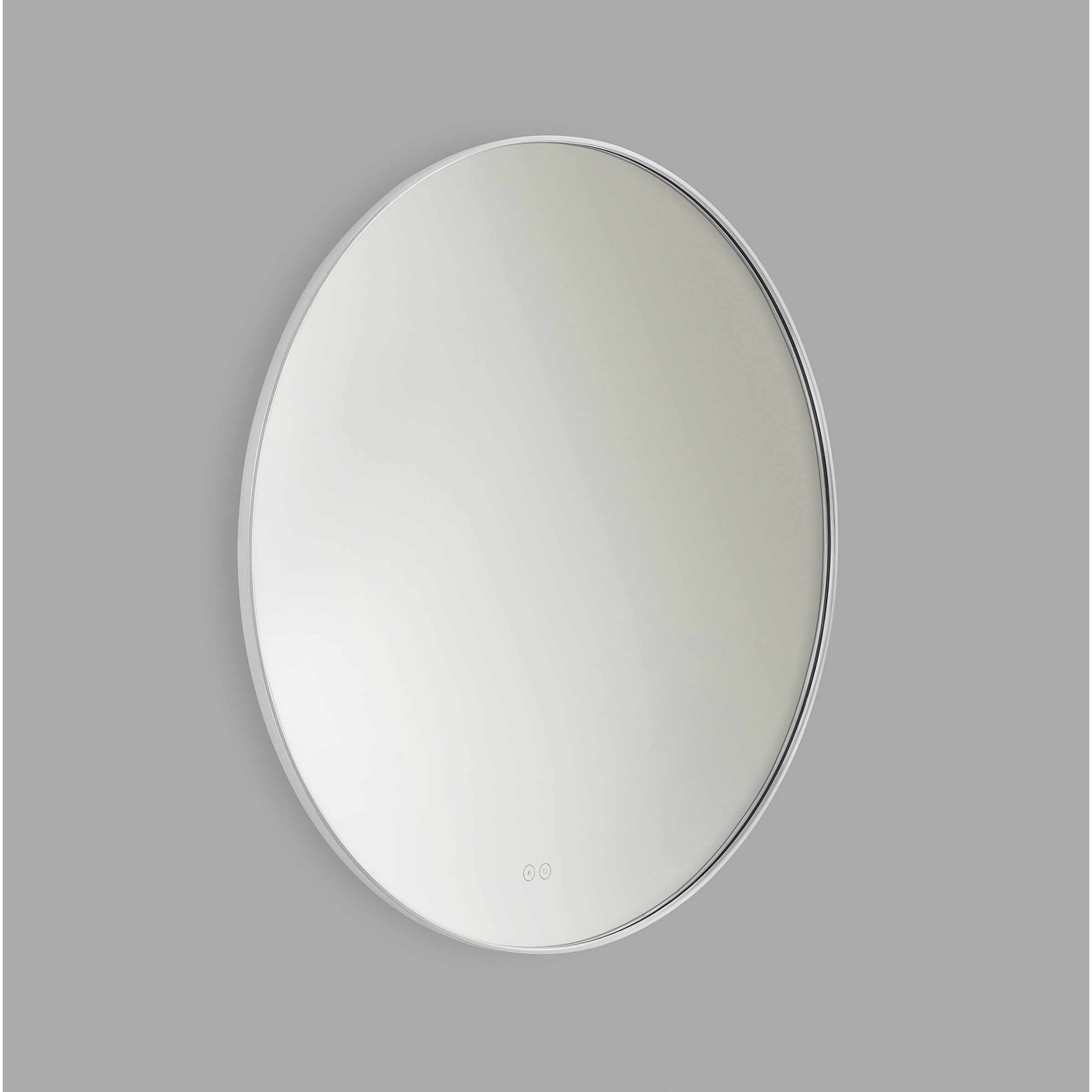 Cadre 36 X 36 inch Chrome Backlit Wall Mirror