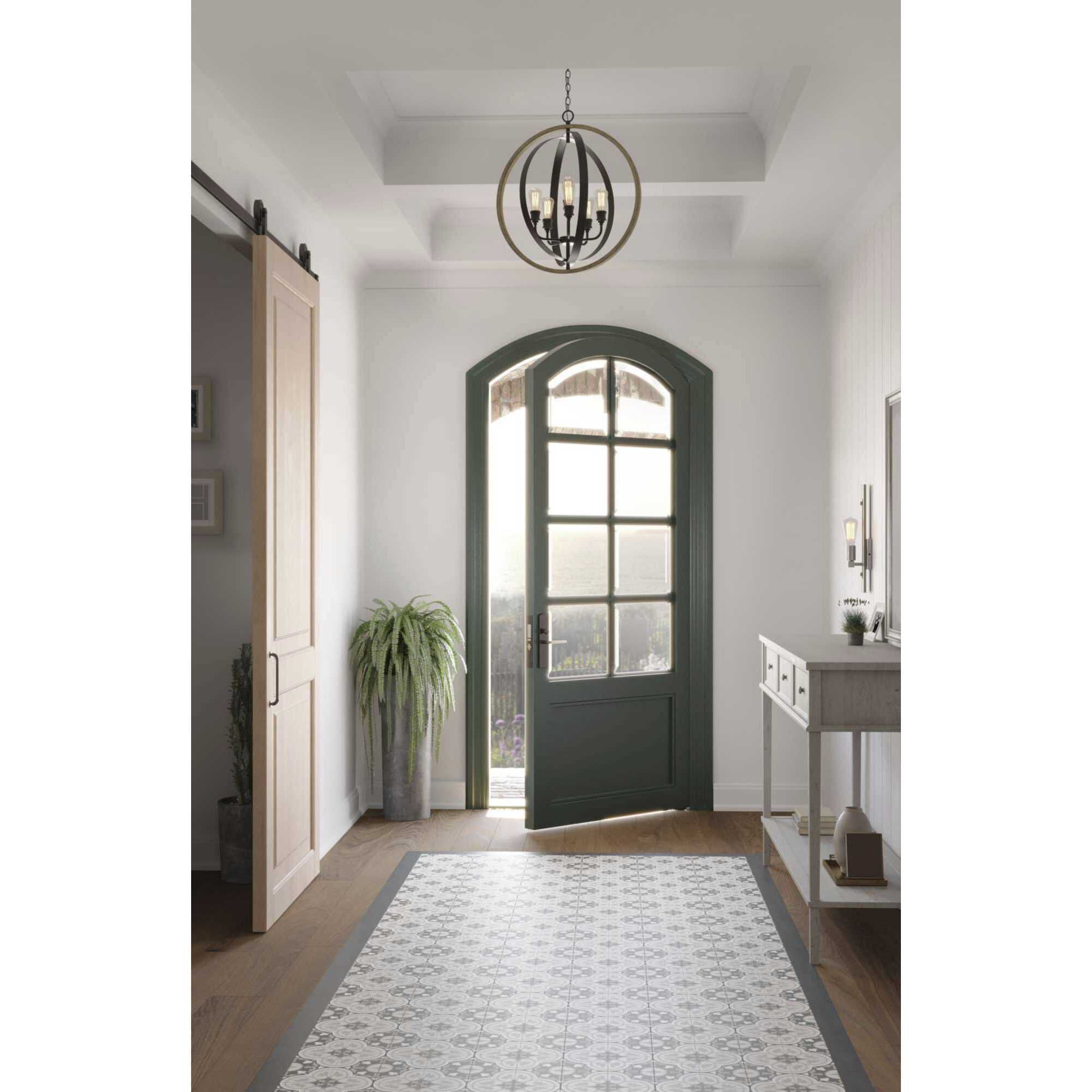 Conestee 6 Light 28 inch Graphite Pendant Ceiling Light