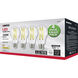 Lumos LED Medium A19 12.50 watt 2700K LED Filament