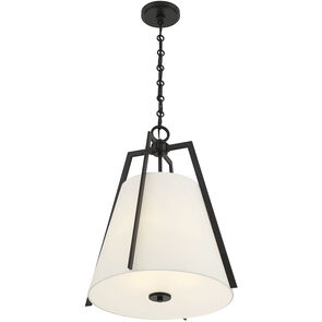 Savoy House 7-1875-3-89 Mansfield 3 Light 18 inch Matte Black Pendant ...