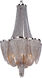 Chantilly 6 Light 14 inch Polished Nickel Single Tier Chandelier Ceiling Light 